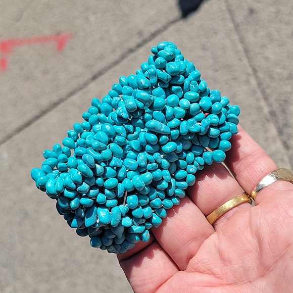 Turquoise stretch bracelet - Picture 4 of 4